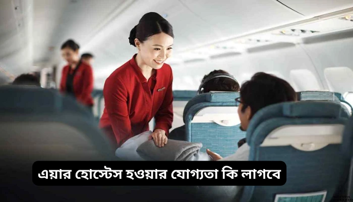 What qualification is required air hostess